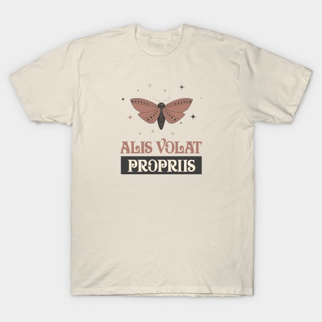 Alis Volat Propriis -  Fly with your own wings T-Shirt by Obey Yourself Now
